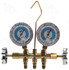 59198 by FOUR SEASONS - R134a Brass Fahrenheit Manifold Gauge Set w/ Coupler