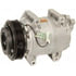 58544 by FOUR SEASONS - New York-Diesel Kiki-Zexel-Seltec DKS17D Compressor w/ Clutch