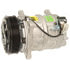 58520 by FOUR SEASONS - New York-Diesel Kiki-Zexel-Seltec DKS15CH Compressor w/ Clutch