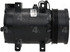 67654 by FOUR SEASONS - Reman York-Diesel Kiki-Zexel-Seltec DCV17 Compressor w/ Clutch