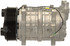 68600 by FOUR SEASONS - New York-Diesel Kiki-Zexel-Seltec TM16 Compressor w/ Clutch
