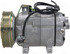 68638 by FOUR SEASONS - New York-Diesel Kiki-Zexel-Seltec DCW17B Compressor w/ Clutch
