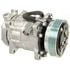 78596 by FOUR SEASONS - New Sanden/Sankyo SD7H15 Compressor w/ Clutch