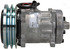 78551 by FOUR SEASONS - New Sanden/Sankyo SD7H15 Compressor w/ Clutch