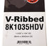 8K1035HDV by POWER PRODUCTS - V-Belt for 1995-2002 International/Navistar, 4700/T444 Diesel, W.P., Fan, Alt. and A.C.