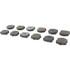 Centric 105.11850 Disc Brake Pad Set Posi Quiet Ceramic Brake Pads with Shims