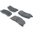 Centric 105.05010 Disc Brake Pad Set Posi Quiet Ceramic Brake Pads with Shims and Hardware