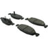 Centric 105.07900 Disc Brake Pad Set Posi Quiet Ceramic Brake Pads with Shims and Hardware