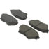 Centric 105.08900 Disc Brake Pad Set Posi Quiet Ceramic Brake Pads with Shims and Hardware