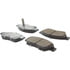 Centric 105.11950 Disc Brake Pad Set Posi Quiet Ceramic Brake Pads with Shims and Hardware