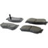 Centric 105.12970 Disc Brake Pad Set Posi Quiet Ceramic Brake Pads with Shims and Hardware