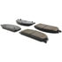 Centric 105.13510 Disc Brake Pad Set Posi Quiet Ceramic Brake Pads with Shims and Hardware