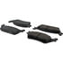 Centric 105.16020 Disc Brake Pad Set Posi Quiet Ceramic Brake Pads with Shims and Hardware