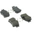 Centric 106.06270 Disc Brake Pad Set Posi Quiet Extended Wear Brake Pads with Shims and Hardware
