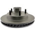Centric 320.67028F Disc Brake Rotor and Hub Assembly Centric GCX Rotor with Full Coating