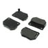 Centric 104.04610 Disc Brake Pad Set Posi Quiet Semi-Metallic Brake Pads