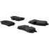 Centric 104.07540 Disc Brake Pad Set Posi Quiet Semi-Metallic Brake Pads with Hardware