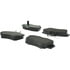 104.08410 by CENTRIC - Posi Quiet Semi-Metallic Brake Pads with Hardware