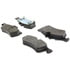 104.10600 by CENTRIC - Posi Quiet Semi-Metallic Brake Pads with Hardware
