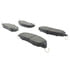 Centric 104.10810 Disc Brake Pad Set Posi Quiet Semi-Metallic Brake Pads with Hardware