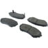 Centric 104.13310 Disc Brake Pad Set Posi Quiet Semi-Metallic Brake Pads with Hardware