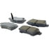10511010 by CENTRIC - Posi Quiet Ceramic Brake Pads with Shims and Hardware