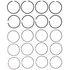 Mahle 51576CP Engine Piston Ring Set Engine Piston Ring Set