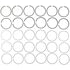 Mahle 41550CP Engine Piston Ring Set Engine Piston Ring Set