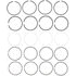 Mahle 41592CP Engine Piston Ring Set Engine Piston Ring Set