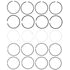 Mahle 41618 Engine Piston Ring Set Engine Piston Ring Set
