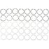 Mahle 41617 Engine Piston Ring Set Engine Piston Ring Set