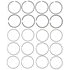 Mahle 41697 Engine Piston Ring Set Engine Piston Ring Set