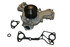 148-1790AH by GMB - Engine Water Pump with Housing