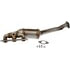 674-055 by DORMAN - Catalytic Converter with Integrated Exhaust Manifold