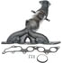 674-109 by DORMAN - Catalytic Converter - with Integrated Exhaust Manifold