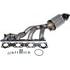 674-650 by DORMAN - Catalytic Converter - with Integrated Exhaust Manifold
