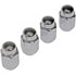 711-201 by DORMAN - Wheel Nut Chrome Acorn 2-Pc 1/2-20