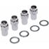 Dorman 711-208 Wheel Lug Nut Wheel Nut Chrome Std. Mag 2-Pc 1/2-20