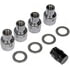 Dorman 711-328 Wheel Lock Set Wheel Nut Lock Chrome Std. Mag M12-1.50