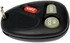 13734 by DORMAN - Keyless Entry Remote 3 Button