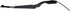 602-5423 by DORMAN - Windshield Wiper Arm - Steel, 20" Length, Wet Arm, Articulated, 170° Head Angle