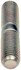 610-0419.10 by DORMAN - 3/4-10 Double Ended Stud 0.75 In. - Knurl, 3.49 In. Length