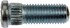 610-324 by DORMAN - M12-1.50 Serrated Wheel Stud - 12.70mm Knurl, 34.5mm Length