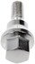 611-006 by DORMAN - M12-1.25 Wheel Bolt - 19mm Hex, 23mm Thread Length