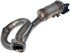 674-306 by DORMAN - Manifold Converter - Not CARB Compliant