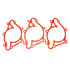 Mopar 4483757AB Engine Water Pump Gasket Engine Water Pump Gasket - For 2001-2003 Dodge Dakota/Durango/Ram 1500/2500/3500