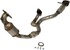 679-541 by DORMAN - Manifold Converter - Not CARB Compliant