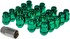 711-235F by DORMAN - Green Acorn Nut Lock Set 1/2-20