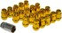 711-235K by DORMAN - Gold Acorn Nut Lock Set 1/2-20