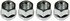 712-1006 by DORMAN - M14-2.0 Chrome Wheel Nut